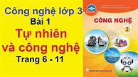 Công Nghệ Lớp 3 Bài 6 Chân Trời Sáng Tạo